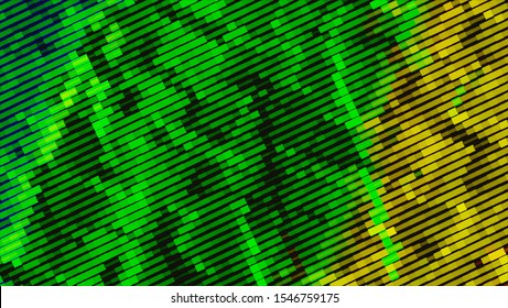 Geometric design halftone with a set of colorful abstract circles. Multicolor, rainbow vector layout with lines, rectangles. Decorative design in an abstract style with rectangles. EPS 10 Vector