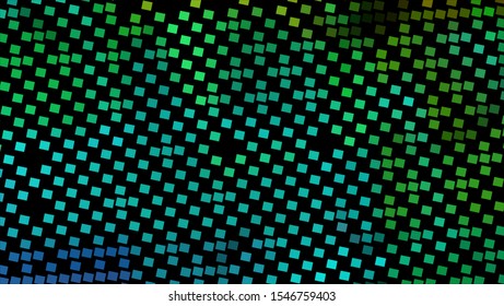 Geometric design halftone with a set of colorful abstract circles. Multicolor, rainbow vector layout with lines, rectangles. Decorative design in an abstract style with rectangles. EPS 10 Vector