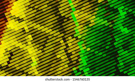 Geometric design halftone with a set of colorful abstract circles. Multicolor, rainbow vector layout with lines, rectangles. Decorative design in an abstract style with rectangles. EPS 10 Vector