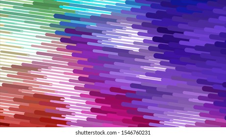 Geometric design halftone with a set of colorful abstract circles. Multicolor, rainbow vector layout with lines, rectangles. Decorative design in an abstract style with rectangles. EPS 10 Vector