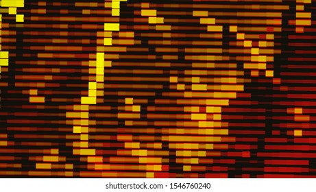 Geometric design halftone with a set of colorful abstract circles. Multicolor, rainbow vector layout with lines, rectangles. Decorative design in an abstract style with rectangles. EPS 10 Vector