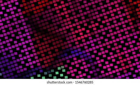 Geometric design halftone with a set of colorful abstract circles. Multicolor, rainbow vector layout with lines, rectangles. Decorative design in an abstract style with rectangles. EPS 10 Vector