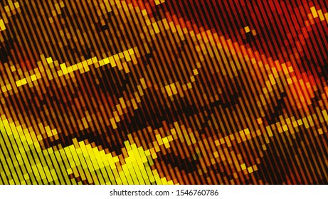 Geometric design halftone with a set of colorful abstract circles. Multicolor, rainbow vector layout with lines, rectangles. Decorative design in an abstract style with rectangles. EPS 10 Vector