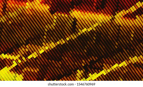 Geometric design halftone with a set of colorful abstract circles. Multicolor, rainbow vector layout with lines, rectangles. Decorative design in an abstract style with rectangles. EPS 10 Vector