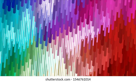 Geometric design halftone with a set of colorful abstract circles. Multicolor, rainbow vector layout with lines, rectangles. Decorative design in an abstract style with rectangles. EPS 10 Vector