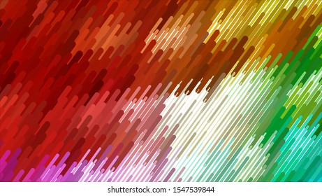 Geometric design halftone with a set of colorful abstract circles. Multicolor, rainbow vector layout with lines, rectangles. Decorative design in an abstract style with rectangles. EPS 10 Vector