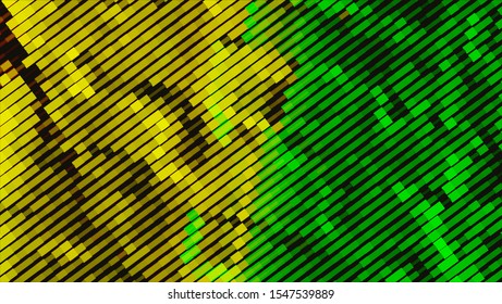 Geometric design halftone with a set of colorful abstract circles. Multicolor, rainbow vector layout with lines, rectangles. Decorative design in an abstract style with rectangles. EPS 10 Vector