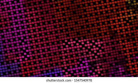 Geometric design halftone with a set of colorful abstract circles. Multicolor, rainbow vector layout with lines, rectangles. Decorative design in an abstract style with rectangles. EPS 10 Vector