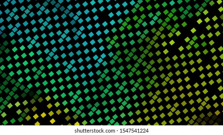 Geometric design halftone with a set of colorful abstract circles. Multicolor, rainbow vector layout with lines, rectangles. Decorative design in an abstract style with rectangles. EPS 10 Vector