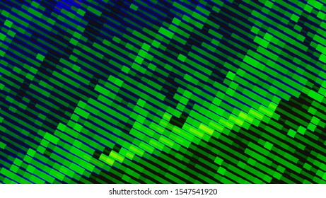Geometric design halftone with a set of colorful abstract circles. Multicolor, rainbow vector layout with lines, rectangles. Decorative design in an abstract style with rectangles. EPS 10 Vector