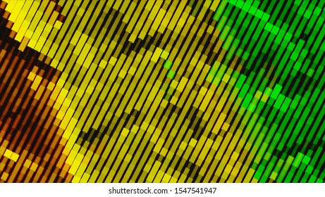 Geometric design halftone with a set of colorful abstract circles. Multicolor, rainbow vector layout with lines, rectangles. Decorative design in an abstract style with rectangles. EPS 10 Vector