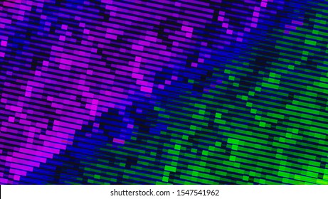 Geometric design halftone with a set of colorful abstract circles. Multicolor, rainbow vector layout with lines, rectangles. Decorative design in an abstract style with rectangles. EPS 10 Vector