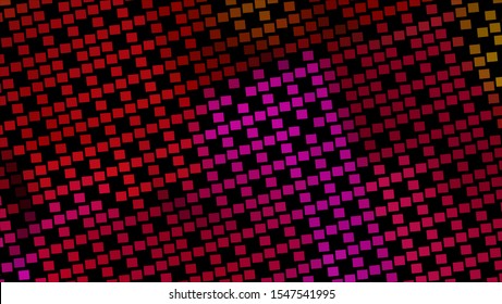 Geometric design halftone with a set of colorful abstract circles. Multicolor, rainbow vector layout with lines, rectangles. Decorative design in an abstract style with rectangles. EPS 10 Vector