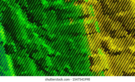 Geometric design halftone with a set of colorful abstract circles. Multicolor, rainbow vector layout with lines, rectangles. Decorative design in an abstract style with rectangles. EPS 10 Vector