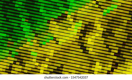 Geometric design halftone with a set of colorful abstract circles. Multicolor, rainbow vector layout with lines, rectangles. Decorative design in an abstract style with rectangles. EPS 10 Vector