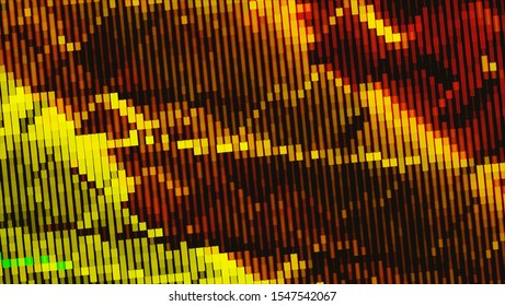 Geometric design halftone with a set of colorful abstract circles. Multicolor, rainbow vector layout with lines, rectangles. Decorative design in an abstract style with rectangles. EPS 10 Vector
