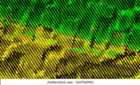 Geometric design halftone with a set of colorful abstract circles. Multicolor, rainbow vector layout with lines, rectangles. Decorative design in an abstract style with rectangles. EPS 10 Vector