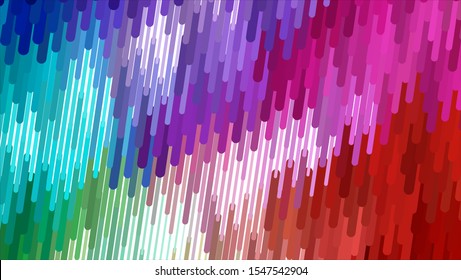 Geometric design halftone with a set of colorful abstract circles. Multicolor, rainbow vector layout with lines, rectangles. Decorative design in an abstract style with rectangles. EPS 10 Vector