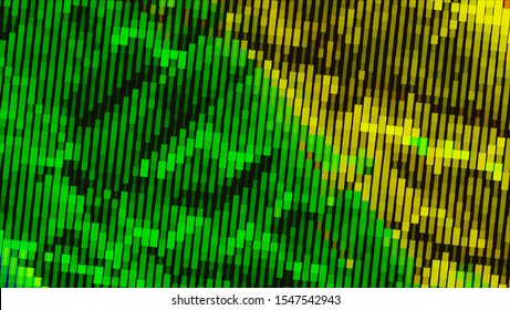 Geometric design halftone with a set of colorful abstract circles. Multicolor, rainbow vector layout with lines, rectangles. Decorative design in an abstract style with rectangles. EPS 10 Vector