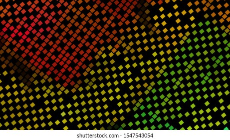 Geometric design halftone with a set of colorful abstract circles. Multicolor, rainbow vector layout with lines, rectangles. Decorative design in an abstract style with rectangles. EPS 10 Vector