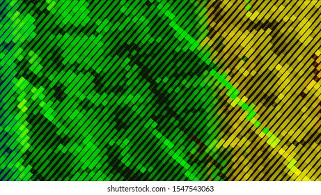 Geometric design halftone with a set of colorful abstract circles. Multicolor, rainbow vector layout with lines, rectangles. Decorative design in an abstract style with rectangles. EPS 10 Vector