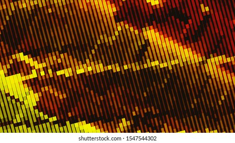 Geometric design halftone with a set of colorful abstract circles. Multicolor, rainbow vector layout with lines, rectangles. Decorative design in an abstract style with rectangles. EPS 10 Vector