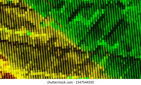 Geometric design halftone with a set of colorful abstract circles. Multicolor, rainbow vector layout with lines, rectangles. Decorative design in an abstract style with rectangles. EPS 10 Vector