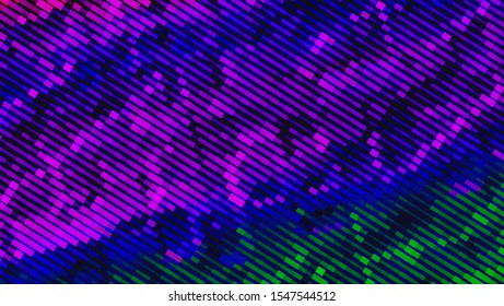 Geometric design halftone with a set of colorful abstract circles. Multicolor, rainbow vector layout with lines, rectangles. Decorative design in an abstract style with rectangles. EPS 10 Vector
