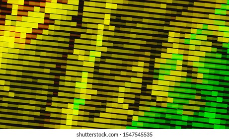 Geometric design halftone with a set of colorful abstract circles. Multicolor, rainbow vector layout with lines, rectangles. Decorative design in an abstract style with rectangles. EPS 10 Vector