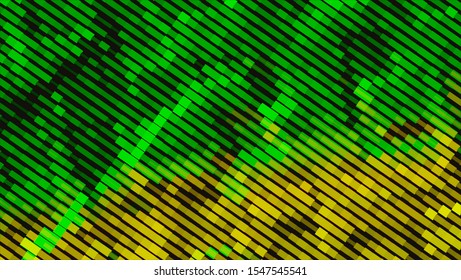 Geometric design halftone with a set of colorful abstract circles. Multicolor, rainbow vector layout with lines, rectangles. Decorative design in an abstract style with rectangles. EPS 10 Vector