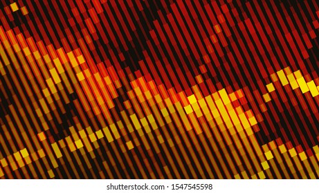 Geometric design halftone with a set of colorful abstract circles. Multicolor, rainbow vector layout with lines, rectangles. Decorative design in an abstract style with rectangles. EPS 10 Vector