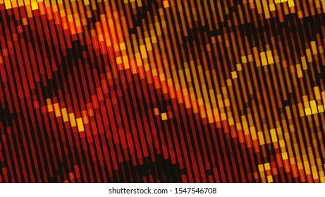 Geometric design halftone with a set of colorful abstract circles. Multicolor, rainbow vector layout with lines, rectangles. Decorative design in an abstract style with rectangles. EPS 10 Vector