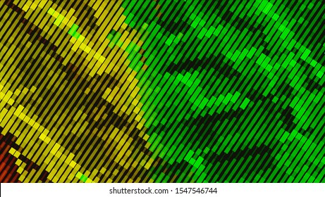 Geometric design halftone with a set of colorful abstract circles. Multicolor, rainbow vector layout with lines, rectangles. Decorative design in an abstract style with rectangles. EPS 10 Vector