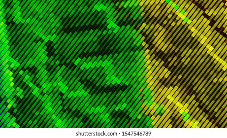 Geometric design halftone with a set of colorful abstract circles. Multicolor, rainbow vector layout with lines, rectangles. Decorative design in an abstract style with rectangles. EPS 10 Vector