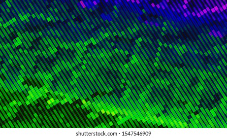Geometric design halftone with a set of colorful abstract circles. Multicolor, rainbow vector layout with lines, rectangles. Decorative design in an abstract style with rectangles. EPS 10 Vector