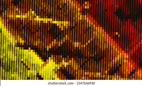 Geometric design halftone with a set of colorful abstract circles. Multicolor, rainbow vector layout with lines, rectangles. Decorative design in an abstract style with rectangles. EPS 10 Vector