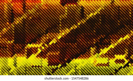 Geometric design halftone with a set of colorful abstract circles. Multicolor, rainbow vector layout with lines, rectangles. Decorative design in an abstract style with rectangles. EPS 10 Vector