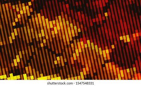 Geometric design halftone with a set of colorful abstract circles. Multicolor, rainbow vector layout with lines, rectangles. Decorative design in an abstract style with rectangles. EPS 10 Vector