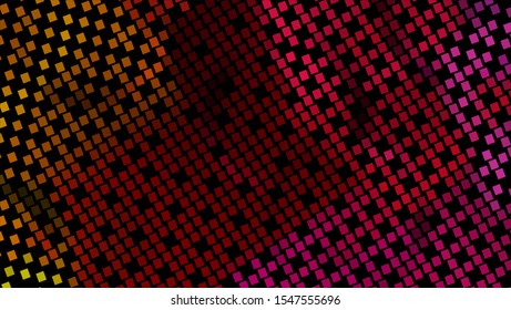 Geometric design halftone with a set of colorful abstract circles. Multicolor, rainbow vector layout with lines, rectangles. Decorative design in an abstract style with rectangles. EPS 10 Vector