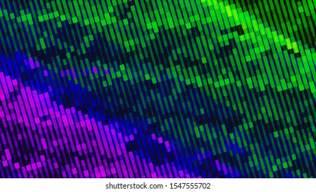 Geometric design halftone with a set of colorful abstract circles. Multicolor, rainbow vector layout with lines, rectangles. Decorative design in an abstract style with rectangles. EPS 10 Vector