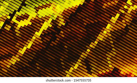 Geometric design halftone with a set of colorful abstract circles. Multicolor, rainbow vector layout with lines, rectangles. Decorative design in an abstract style with rectangles. EPS 10 Vector