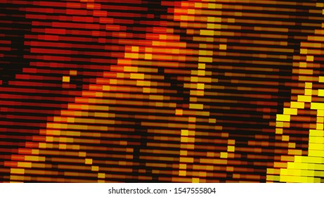 Geometric design halftone with a set of colorful abstract circles. Multicolor, rainbow vector layout with lines, rectangles. Decorative design in an abstract style with rectangles. EPS 10 Vector