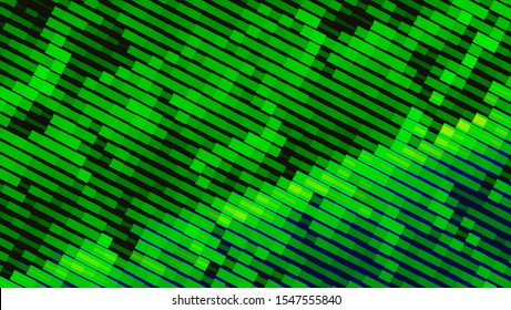Geometric design halftone with a set of colorful abstract circles. Multicolor, rainbow vector layout with lines, rectangles. Decorative design in an abstract style with rectangles. EPS 10 Vector