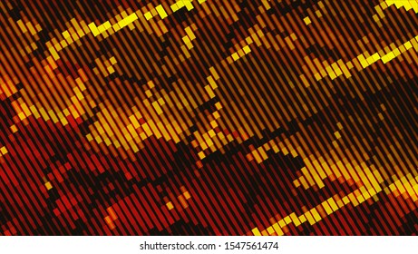 Geometric design halftone with a set of colorful abstract circles. Multicolor, rainbow vector layout with lines, rectangles. Decorative design in an abstract style with rectangles. EPS 10 Vector