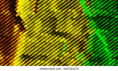 Geometric design halftone with a set of colorful abstract circles. Multicolor, rainbow vector layout with lines, rectangles. Decorative design in an abstract style with rectangles. EPS 10 Vector