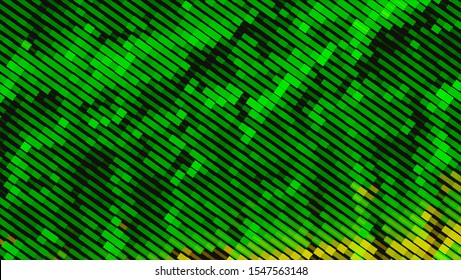 Geometric design halftone with a set of colorful abstract circles. Multicolor, rainbow vector layout with lines, rectangles. Decorative design in an abstract style with rectangles. EPS 10 Vector