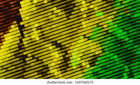 Geometric design halftone with a set of colorful abstract circles. Multicolor, rainbow vector layout with lines, rectangles. Decorative design in an abstract style with rectangles. EPS 10 Vector