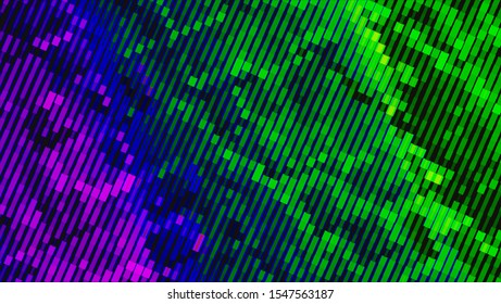 Geometric design halftone with a set of colorful abstract circles. Multicolor, rainbow vector layout with lines, rectangles. Decorative design in an abstract style with rectangles. EPS 10 Vector