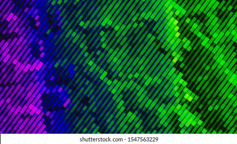 Geometric design halftone with a set of colorful abstract circles. Multicolor, rainbow vector layout with lines, rectangles. Decorative design in an abstract style with rectangles. EPS 10 Vector