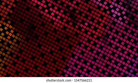 Geometric design halftone with a set of colorful abstract circles. Multicolor, rainbow vector layout with lines, rectangles. Decorative design in an abstract style with rectangles. EPS 10 Vector